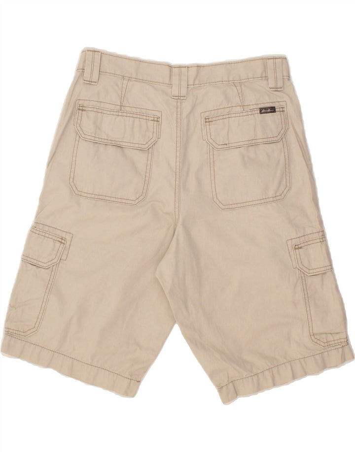 EDDIE BAUER Mens Cargo Shorts W32 Medium Beige Cotton Vintage Eddie Bauer and Second-Hand Eddie Bauer from Messina Hembry 