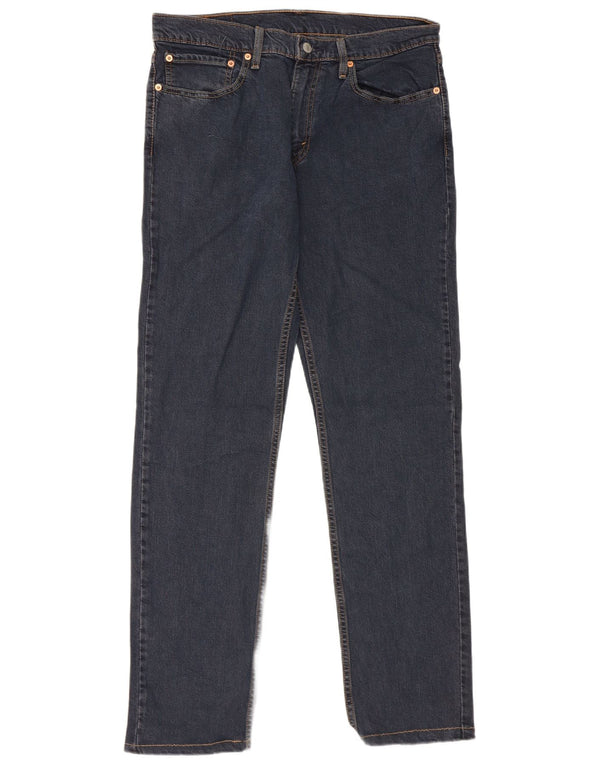 Levi's Mens 511 Slim Jeans W34 L34 Navy Blue Cotton
