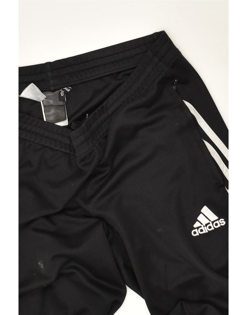 ADIDAS Mens Tracksuit Trousers Medium Black Polyester | Vintage Adidas | Thrift | Second-Hand Adidas | Used Clothing | Messina Hembry 