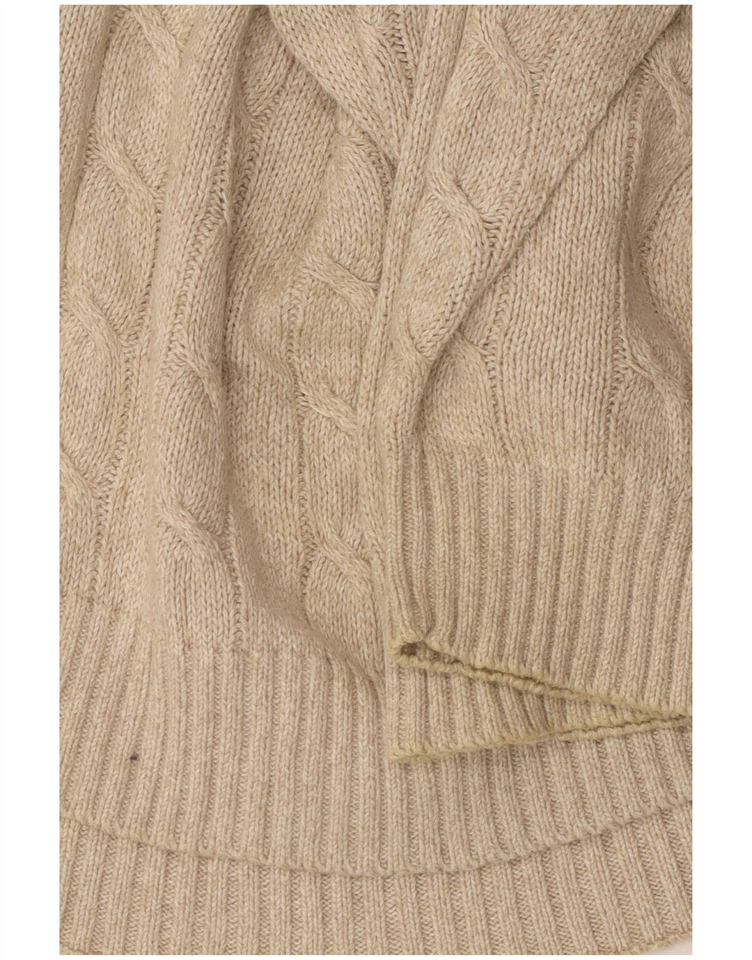 KAPPA Mens Crew Neck Jumper Sweater XL Beige Cotton