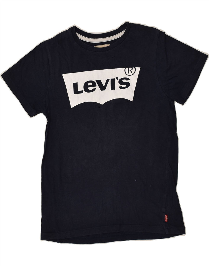 LEVI'S Girls Graphic T-Shirt Top 11-12 Years Black Cotton | Vintage Levi's | Thrift | Second-Hand Levi's | Used Clothing | Messina Hembry 