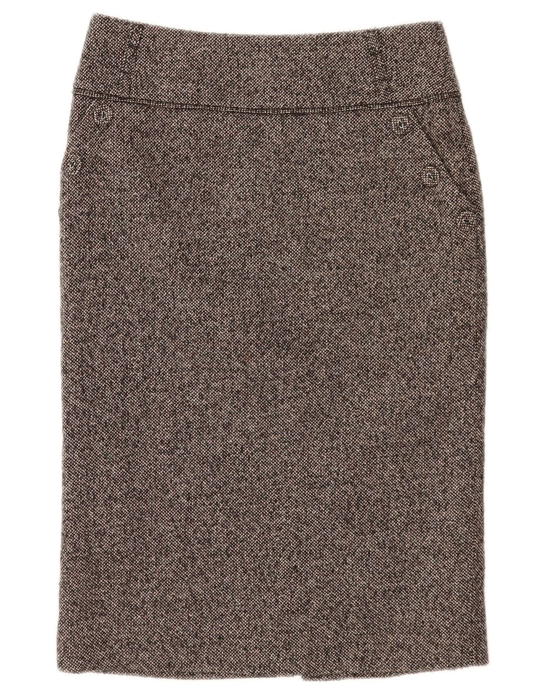 Monsoon Womens Pencil Skirt UK 8 Small W30 Grey Flecked