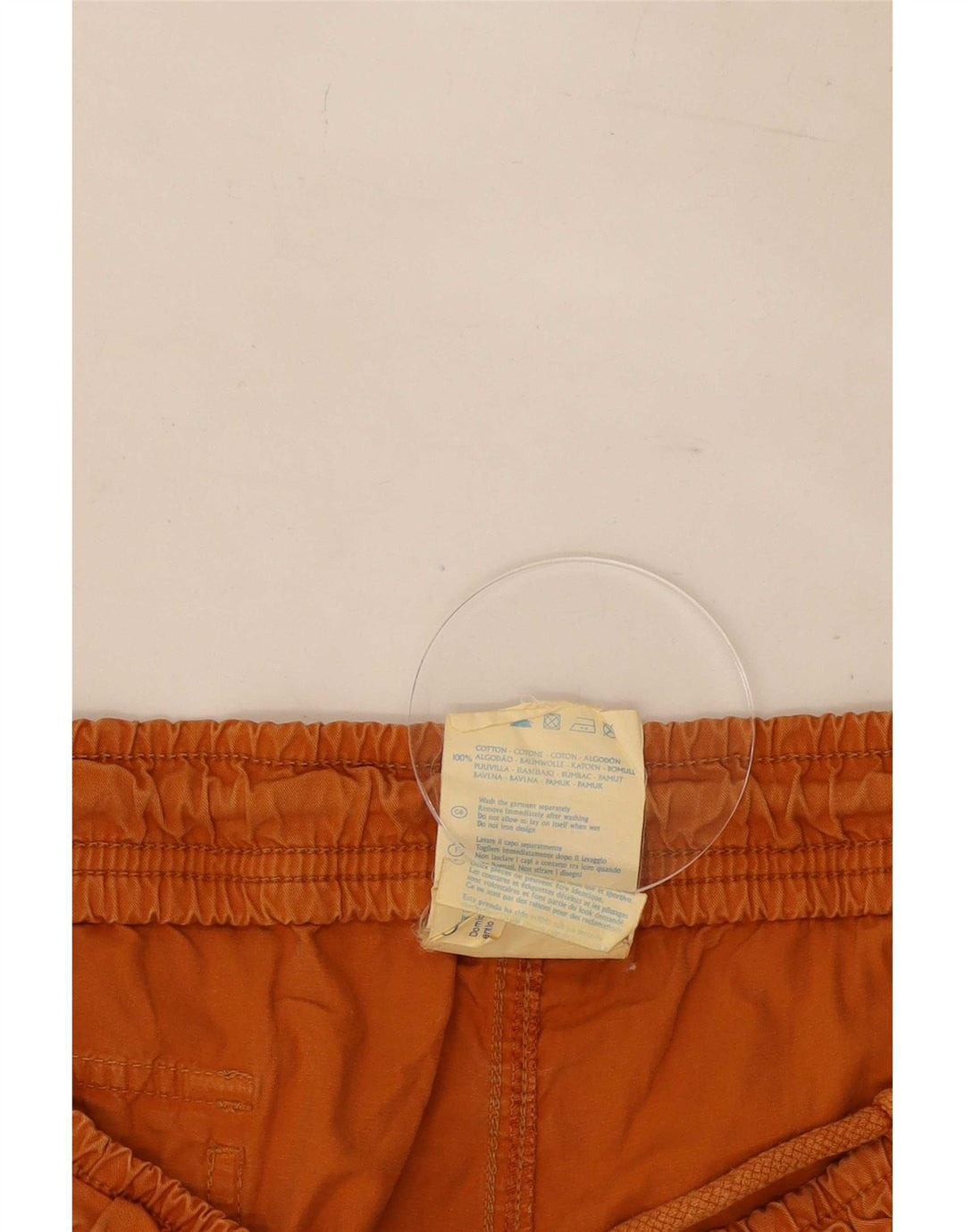 Champion Mens Cargo Shorts XL W38 Orange Cotton