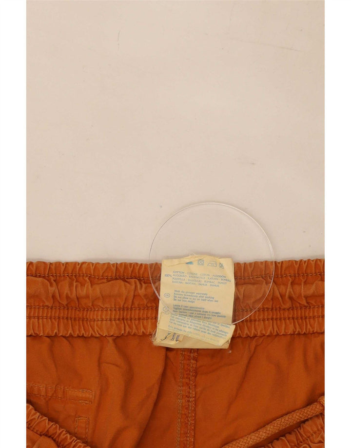 Champion Mens Cargo Shorts XL W38 Orange Cotton