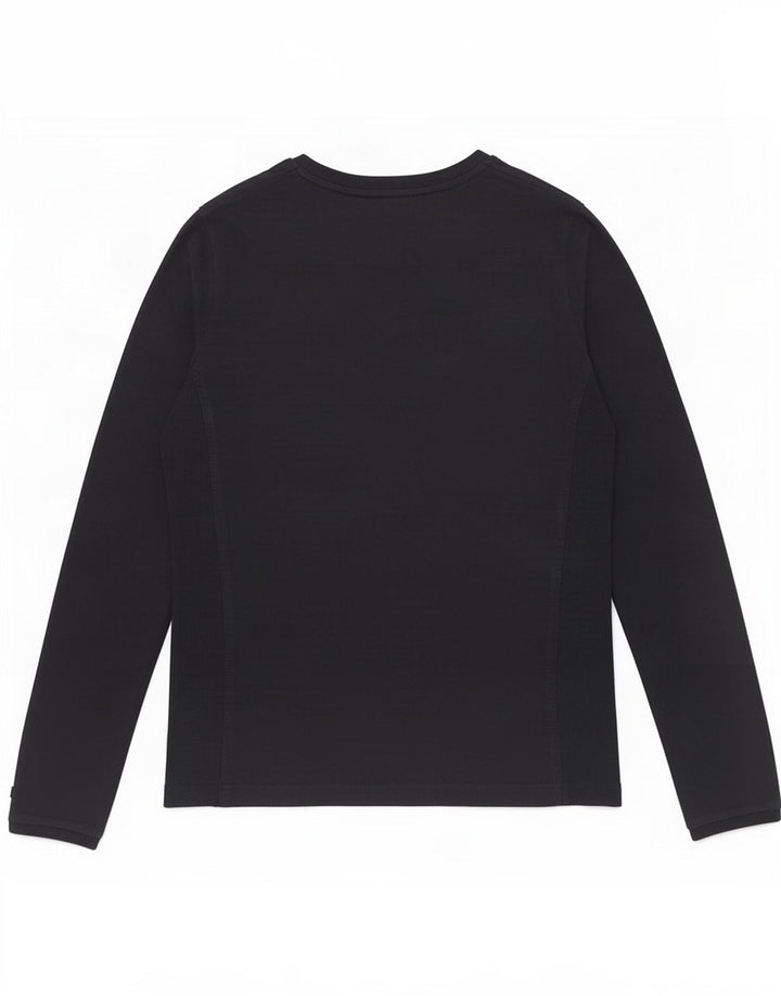 Champion Womens Top Long Sleeve UK 16 Large Navy Blue