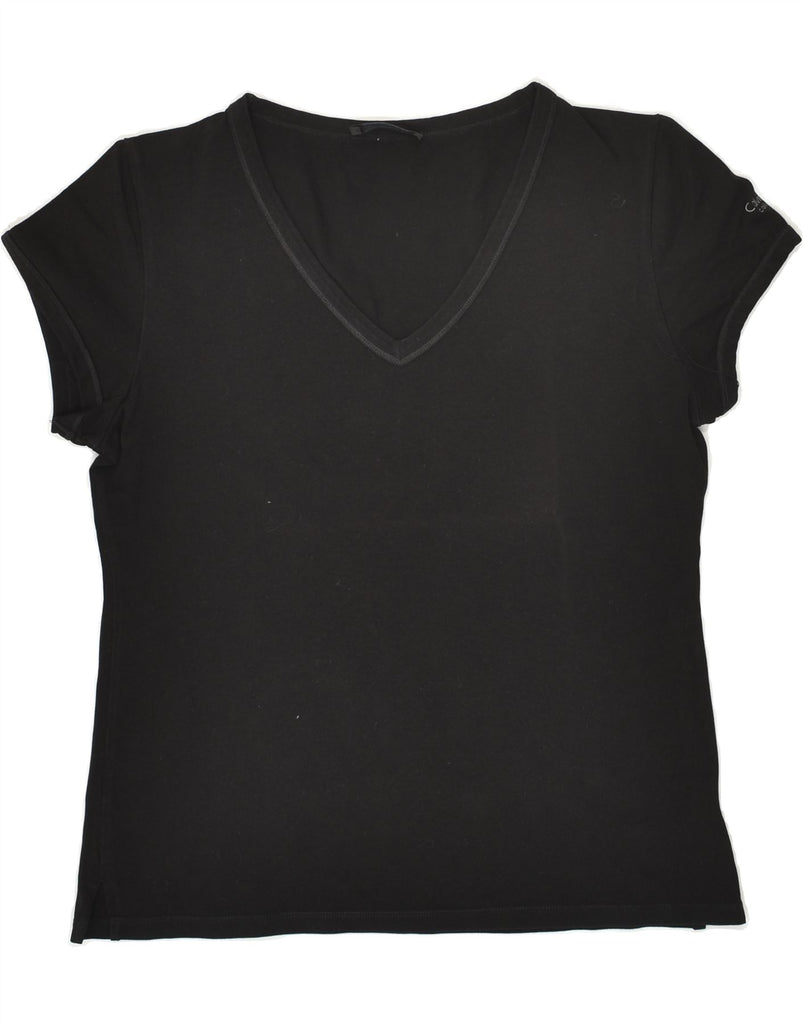 CALVIN KLEIN Womens T-Shirt Top UK 18 XL Black Cotton Vintage Calvin Klein and Second-Hand Calvin Klein from Messina Hembry 