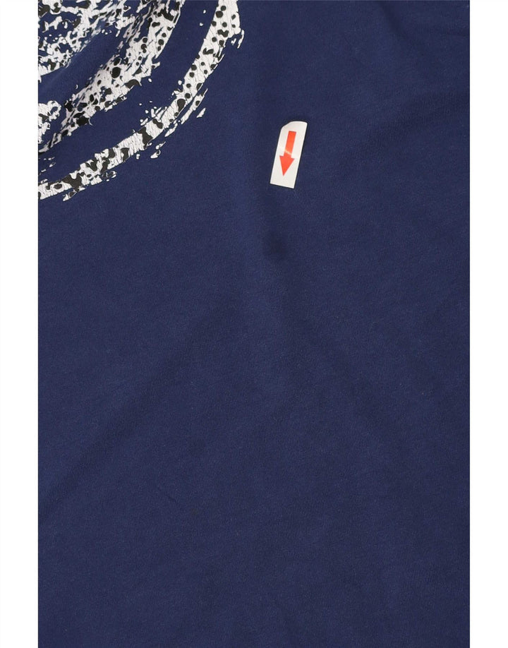 Colmar Mens Regular Fit Graphic T-Shirt Top Medium Blue