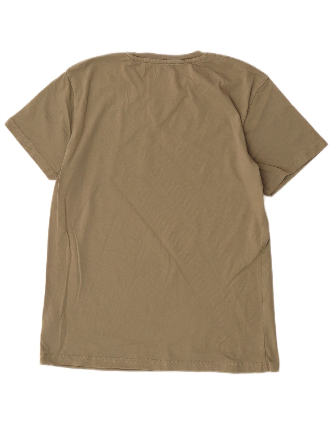 Alpha Industries Mens Graphic T-Shirt Top Small Khaki Cotton