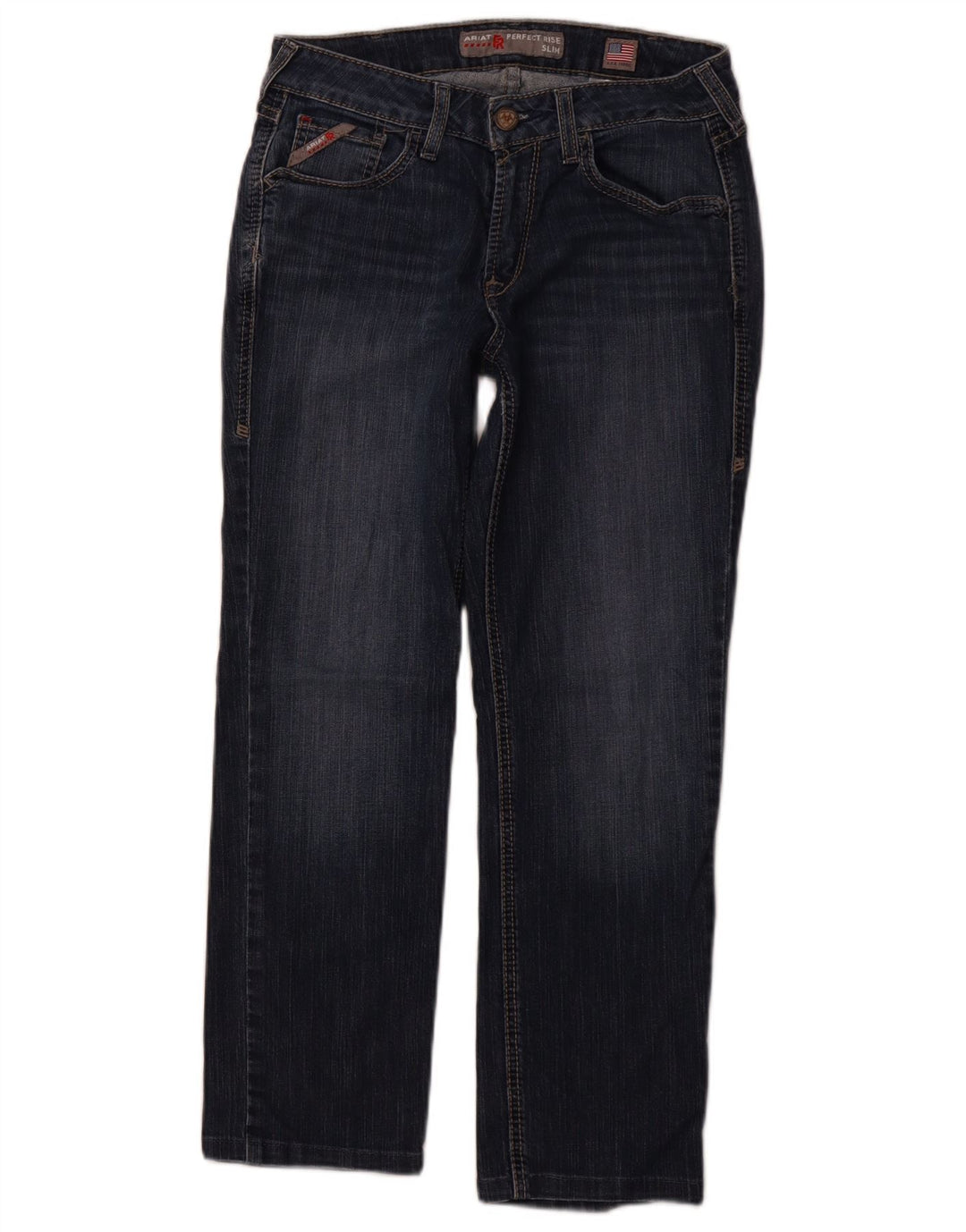 ARIAT Womens Slim Jeans W27 L26 Navy Blue Cotton