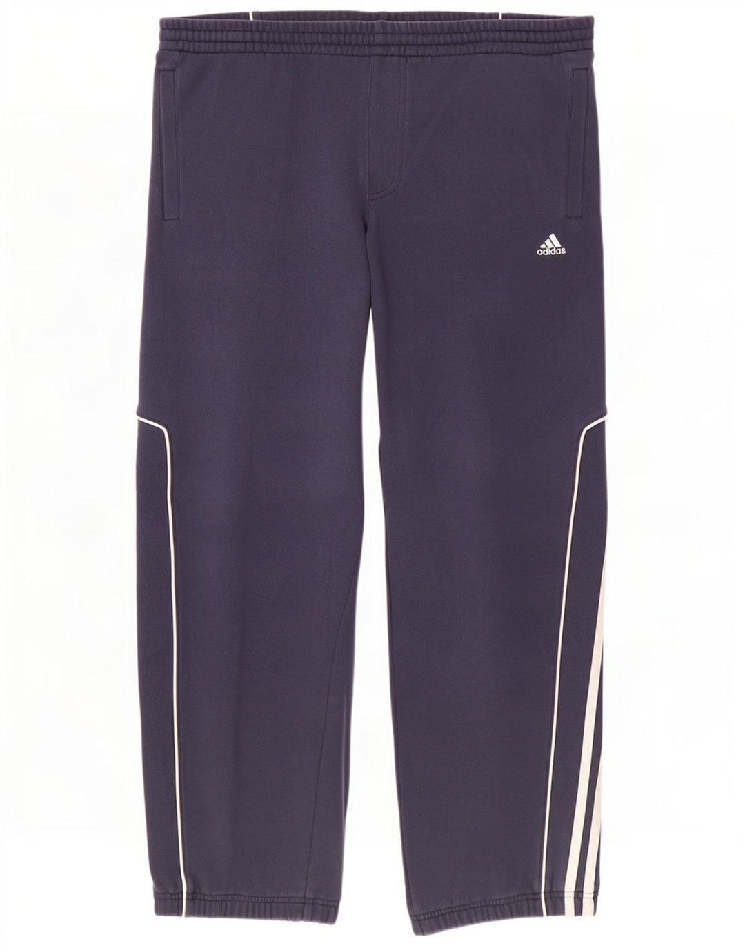 Adidas Mens Climalite Tracksuit Trousers Joggers Medium Navy Blue Cotton