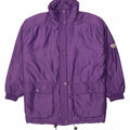 VINTAGE Womens Oversized Windbreaker Coat EU 48 2XL Purple Polyamide Vintage Vintage and Second-Hand Vintage from Messina Hembry 