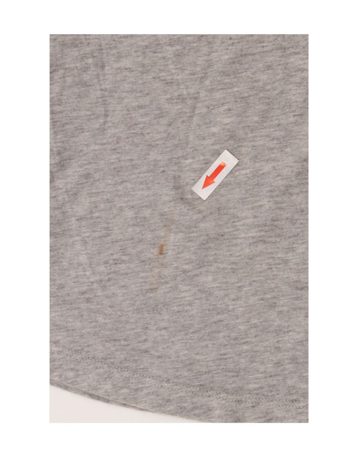 Puma Womens Graphic T-Shirt Top UK 12 Medium Grey