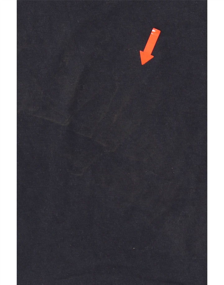 GANT Mens T-Shirt Top Medium Navy Blue Cotton