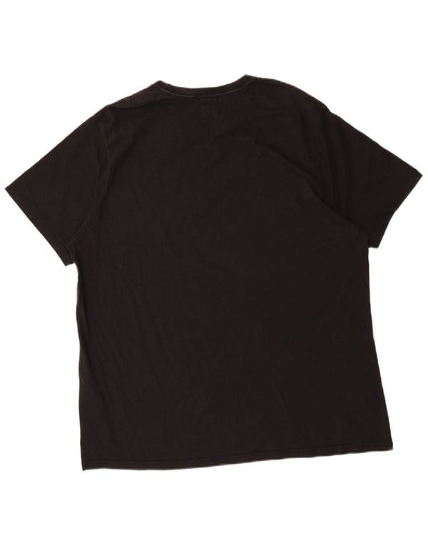 Levi's Mens T-Shirt Top 2XL Black Cotton