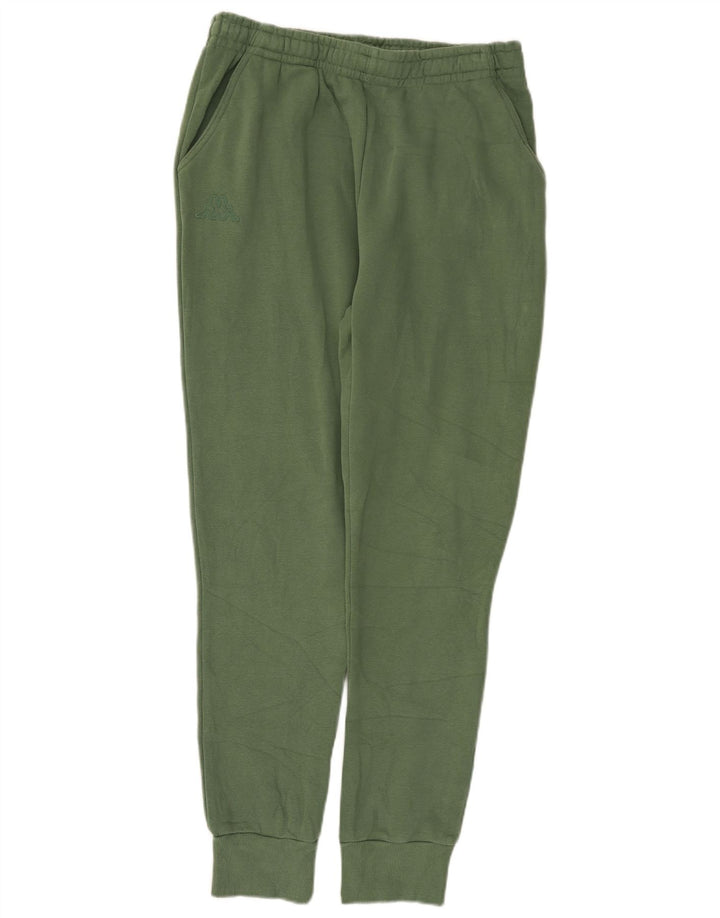 Kappa Mens Graphic Tracksuit Trousers Joggers Large Green