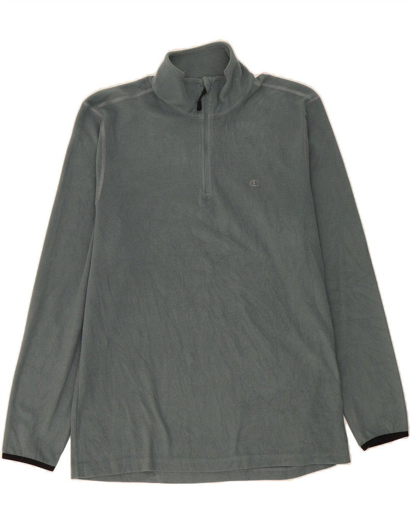 CHAMPION Mens Fleece Jumper XL Grey Polyester Vintage Champion and Second-Hand Champion from Messina Hembry 