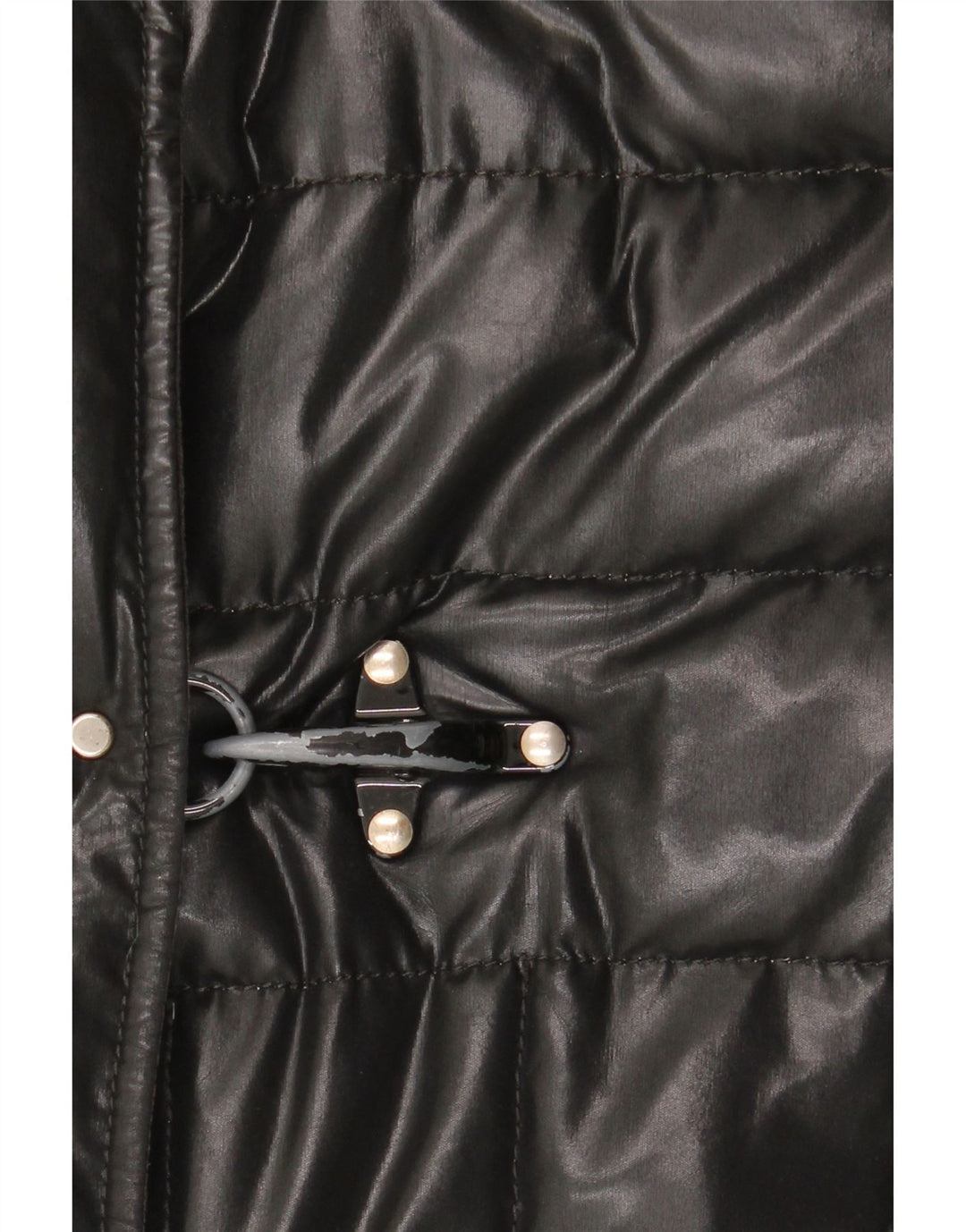 Fay Womens Padded Jacket UK 18 XL Black Polyethylene