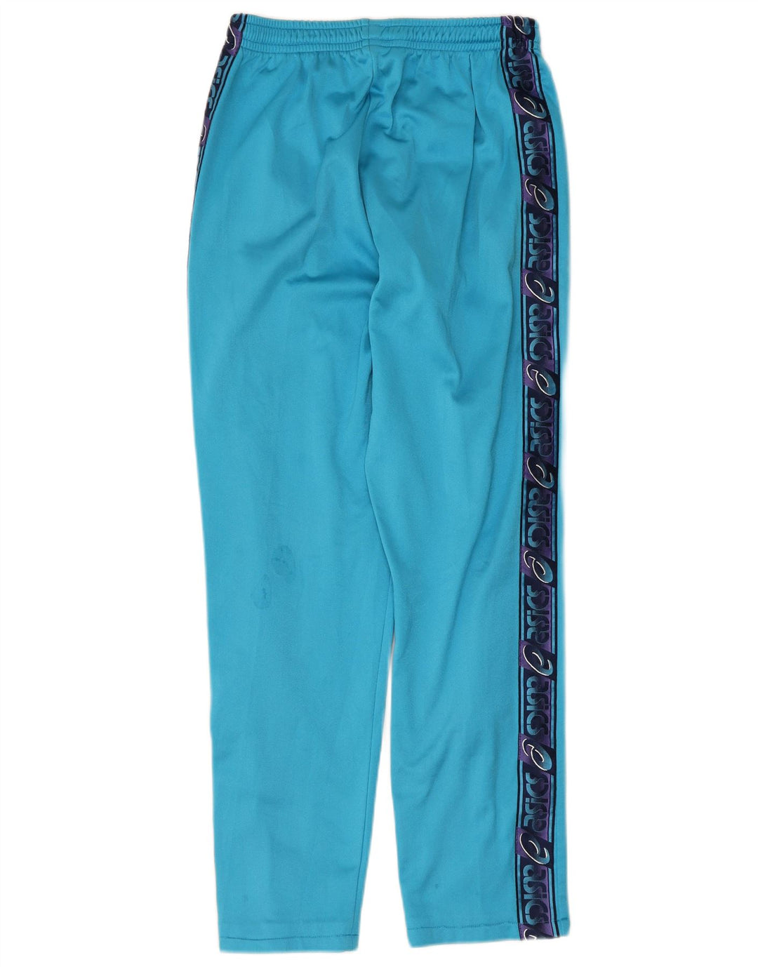 Asics Mens Graphic Tracksuit Trousers Medium Blue Colourblock