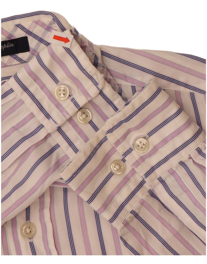GANT Mens Regular Fit Shirt Small White Striped Cotton