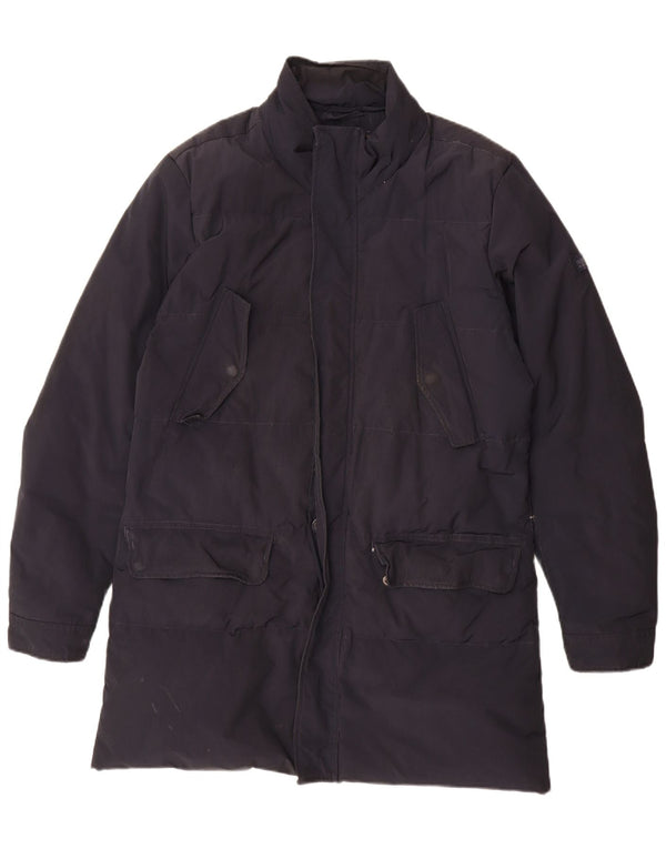 Woolrich Mens Padded Coat UK 38 Medium Navy Blue