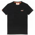 Superdry Mens T-Shirt Top Medium Black Cotton