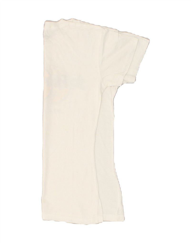 HARD ROCK CAFE Womens Lisbon Graphic T-Shirt Top UK 12 Medium White Cotton | Vintage Hard Rock Cafe | Thrift | Second-Hand Hard Rock Cafe | Used Clothing | Messina Hembry 