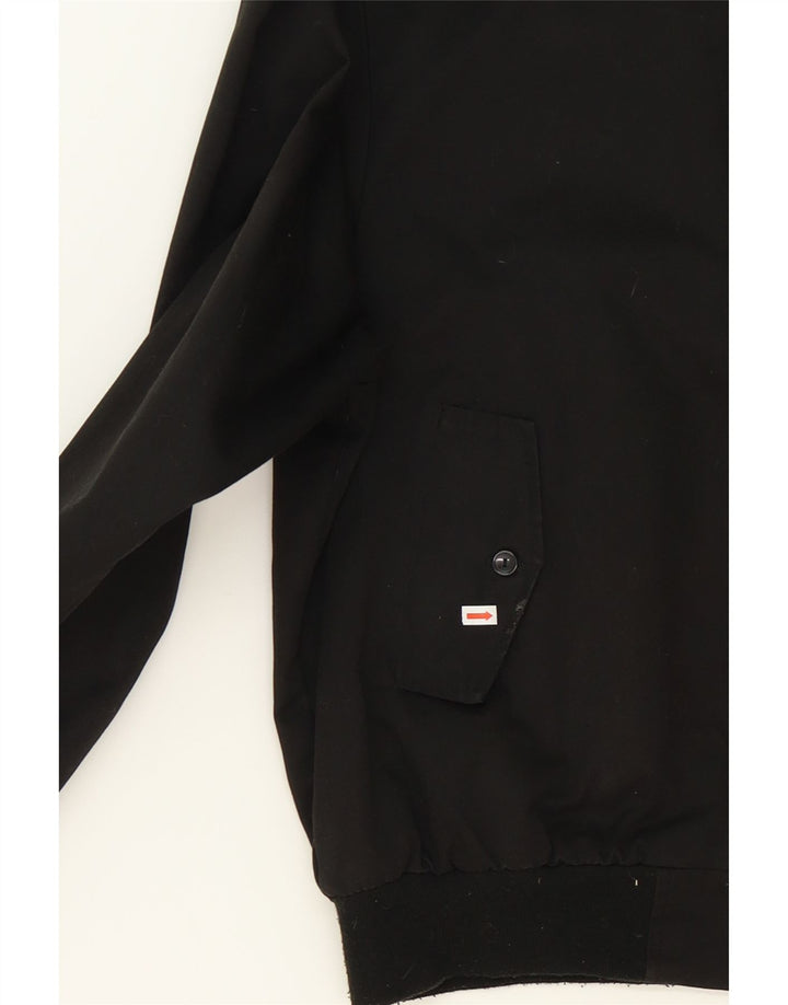 BRANDIT Mens Bomber Jacket UK 42 XL Black Polyester Vintage Brandit and Second-Hand Brandit from Messina Hembry 