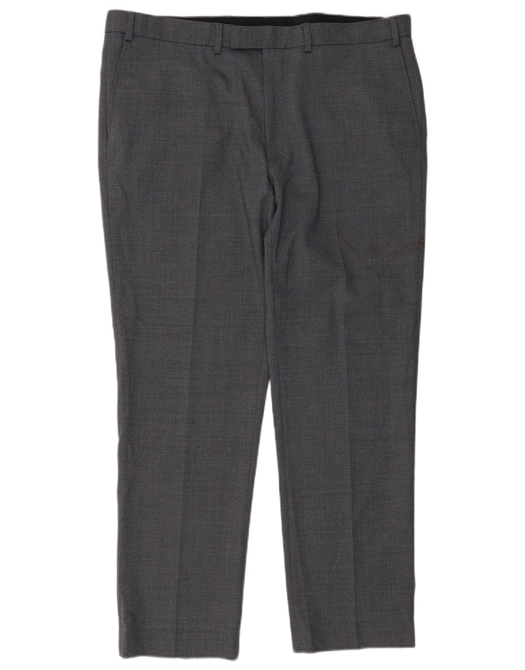 Marks & Spencer Mens Regular Suit Trousers W40 L31 Blue Polyester