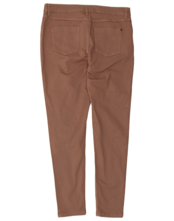 Marks & Spencer Womens Casual Trousers UK 14 Large W32 L28 Pink