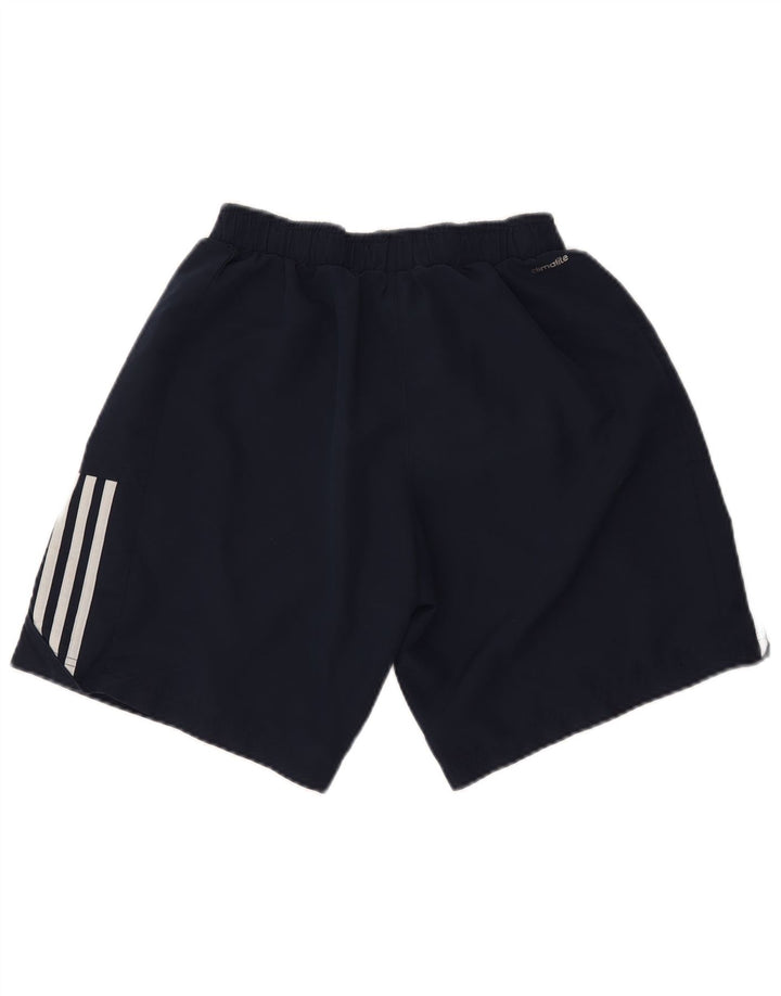 ADIDAS Mens Sport Shorts Medium Navy Blue Polyester