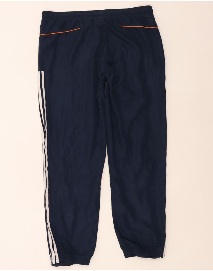 Adidas Mens Tracksuit Trousers Joggers UK 40/42 Medium Navy Blue Polyester