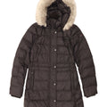 Tommy Hilfiger Womens Hooded Oversized Padded Coat UK 6 XS Black Polyester