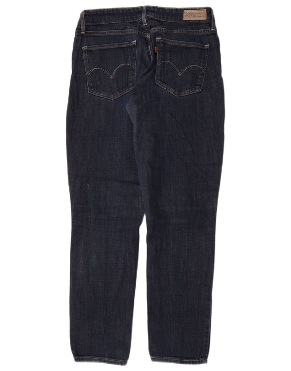 Levi's Womens Demi Curve Skinny Jeans W28 L30 Navy Blue Cotton