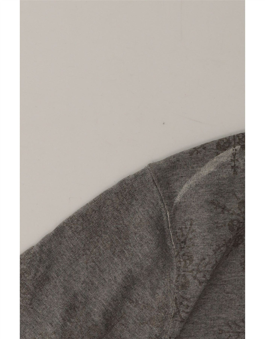 Vans Mens Sweatshirt Jumper Medium Grey Floral Cotton