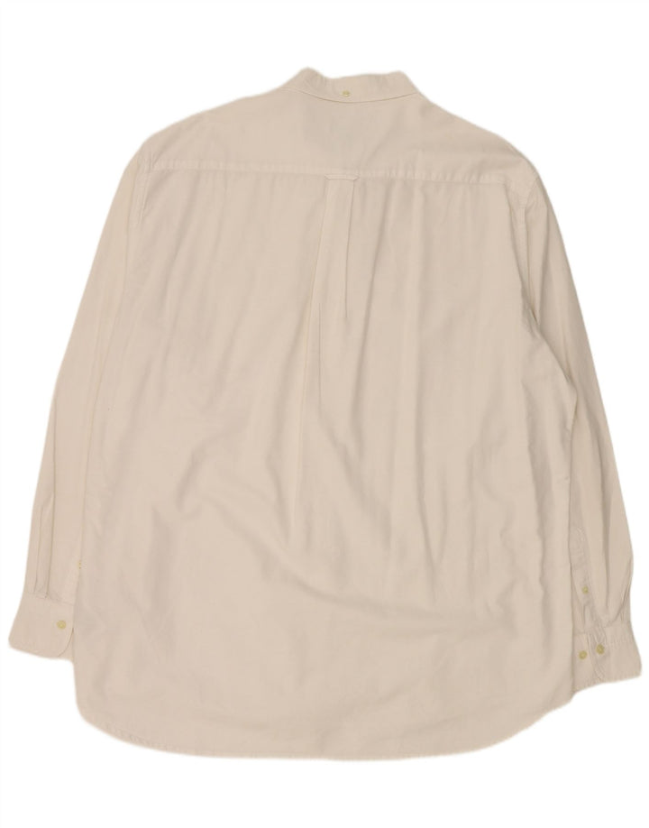 Gant Mens Regular Fit Shirt Size 47/48 19 3XL White Cotton