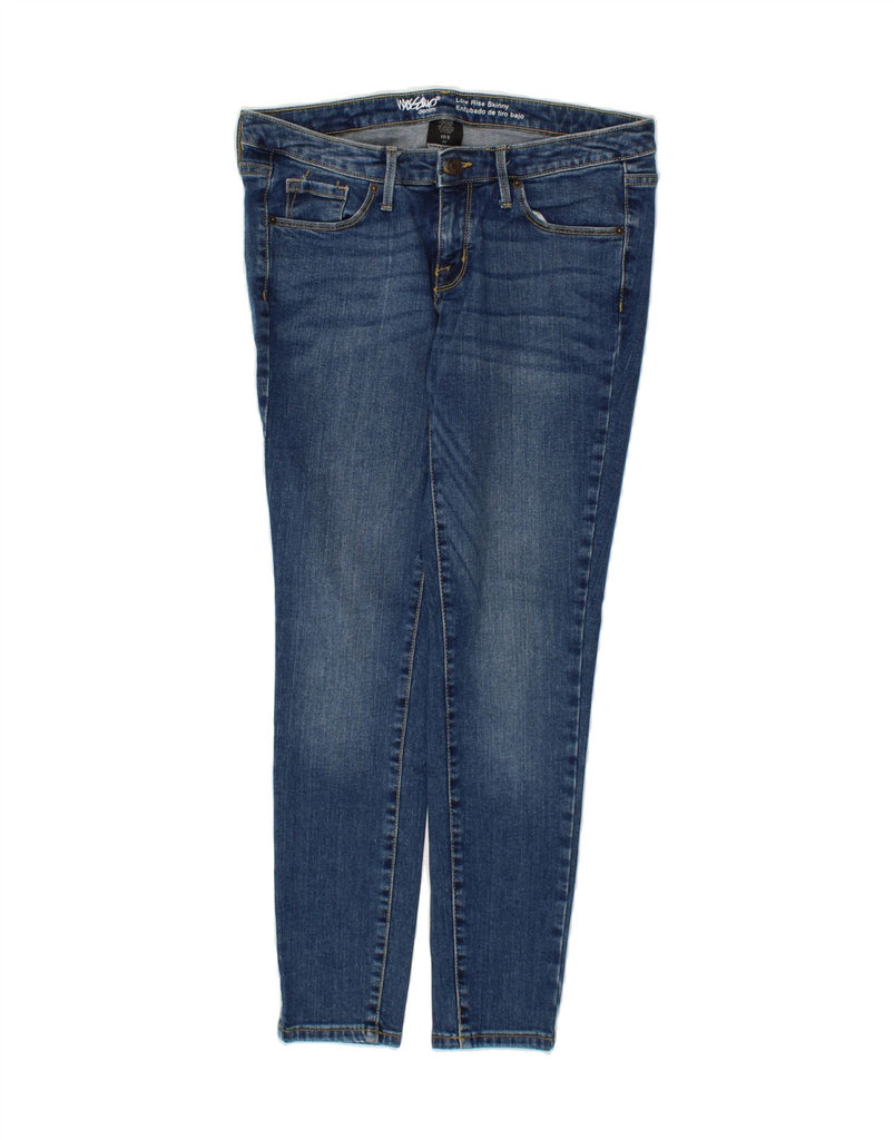 MOSSIMO Womens Low Waist Skinny Jeans US 10 Large W30 L28 Blue Cotton Vintage Mossimo and Second-Hand Mossimo from Messina Hembry 