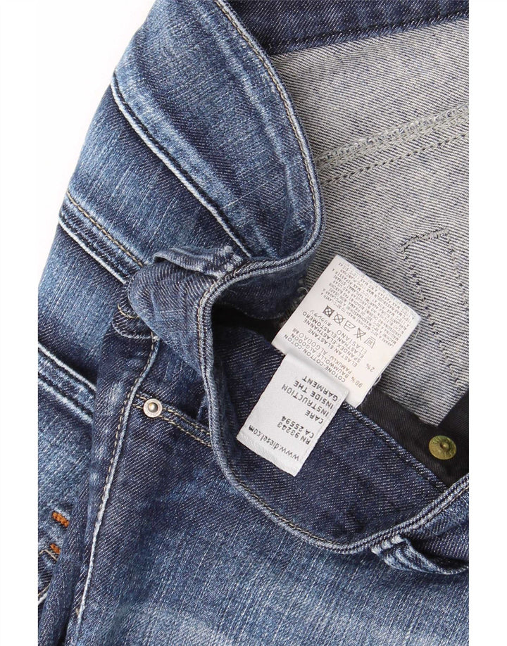 Diesel Womens Flared Jeans W28 L32 Blue Cotton