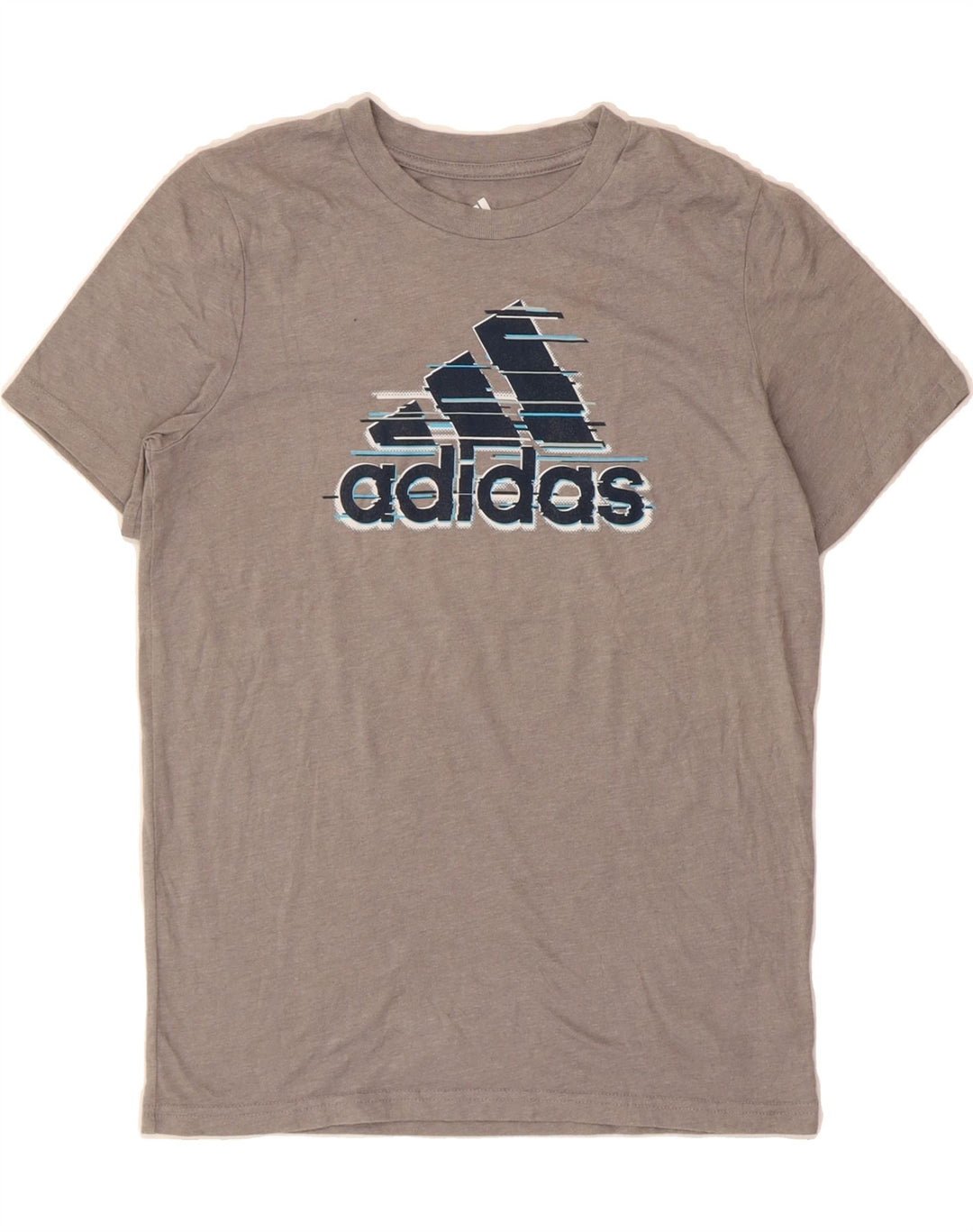 ADIDAS Boys Graphic T-Shirt Top 10-11 Years Medium Grey Cotton Vintage Adidas and Second-Hand Adidas from Messina Hembry 