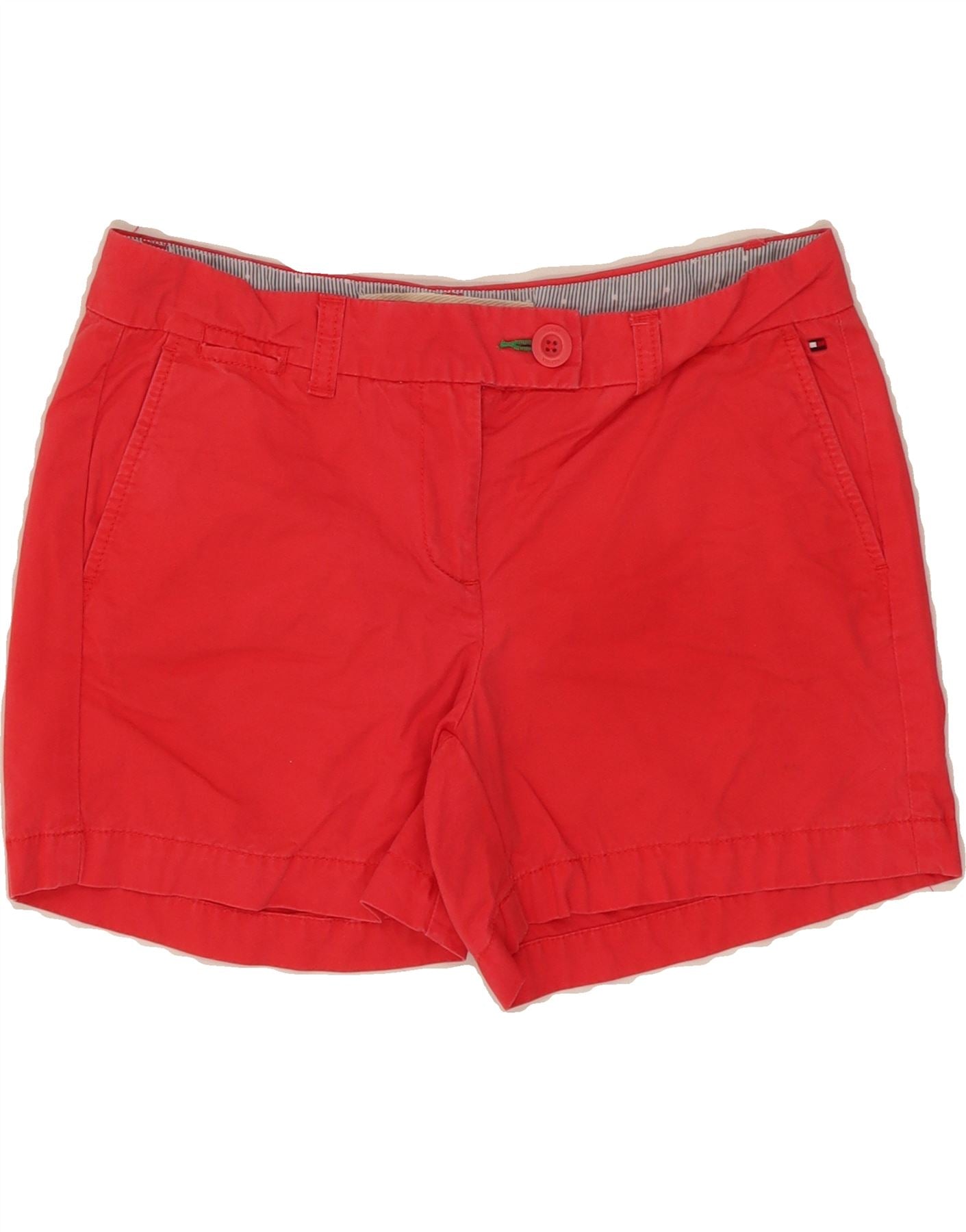TOMMY HILFIGER Pantalones cortos chinos para mujer US Small W32 Algodón  rojo