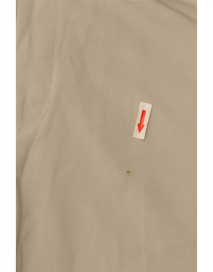 Marks & Spencer Mens Regular Suit Trousers W34 L33 Beige Polyester