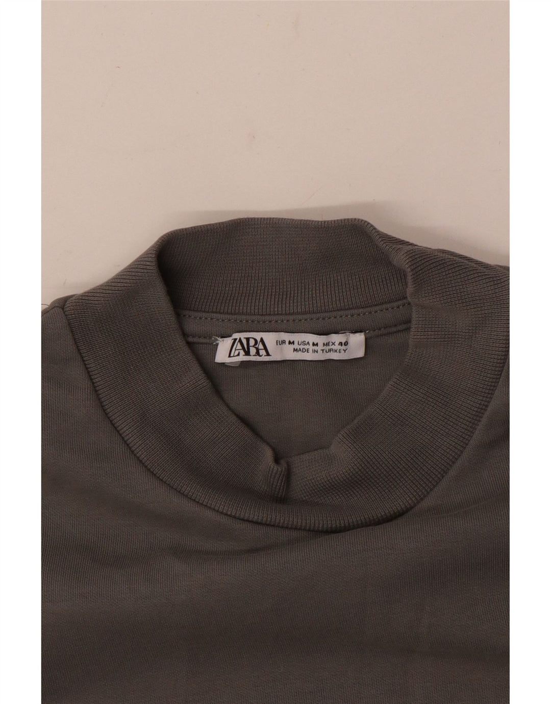 Zara Mens Sweatshirt Jumper Medium Grey