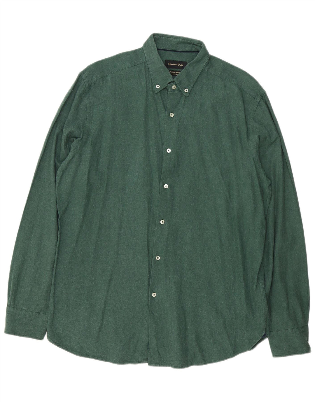 Massimo Dutti Mens Shirt XL Green