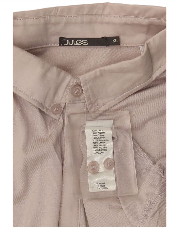 Jules Mens Polo Shirt XL Pink Cotton