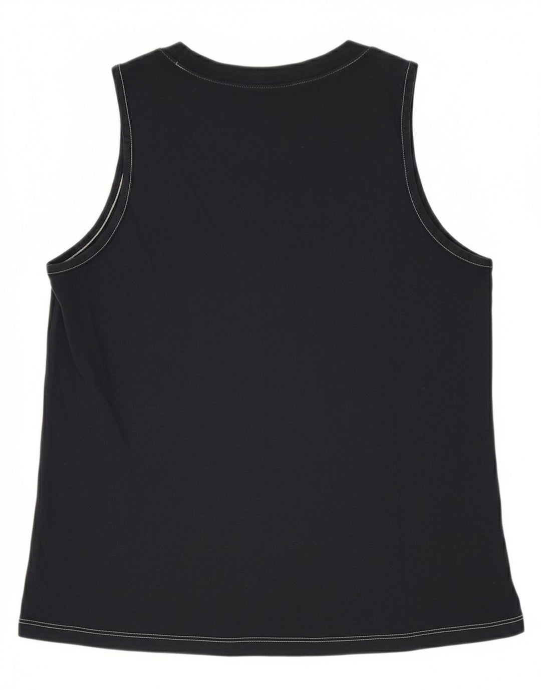 Vans Womens Graphic Vest Top UK 12 Medium Navy Blue