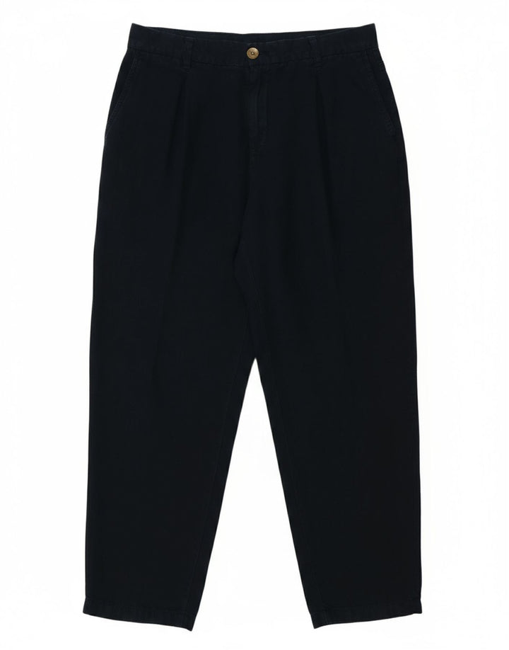 BLAUER Mens Tapered Cropped Trousers  W29 L25 Navy Blue