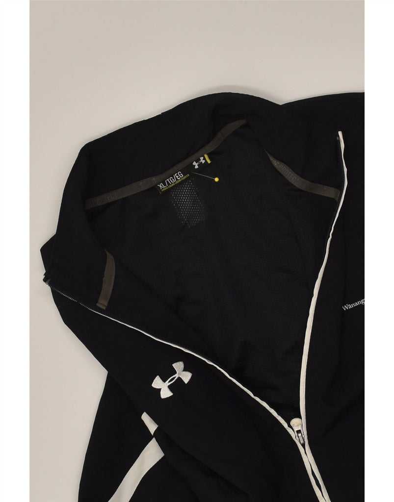 UNDER ARMOUR Mens Tracksuit Top Jacket XL Black | Vintage Under Armour | Thrift | Second-Hand Under Armour | Used Clothing | Messina Hembry 