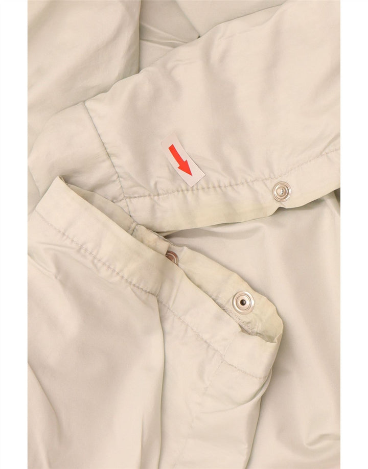 Vintage Womens Windbreaker Trousers UK 12 Medium Off White Polyester