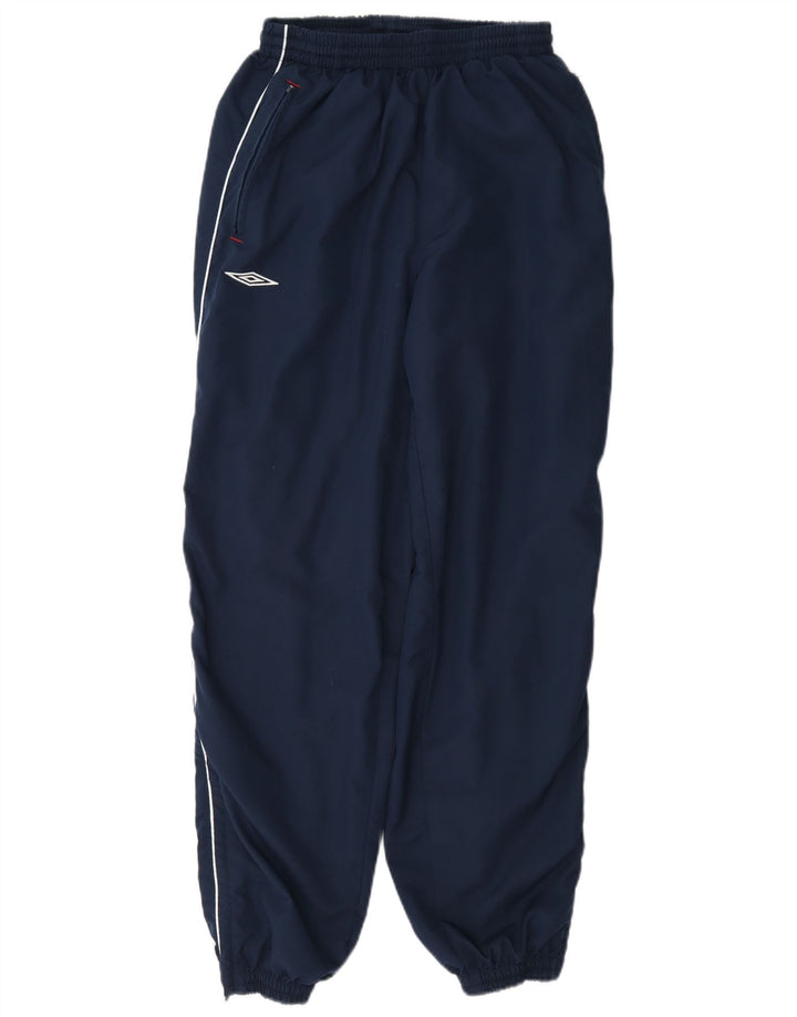 Umbro Mens Tracksuit Trousers Joggers Small Navy Blue Polyester