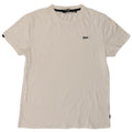 SUPERDRY Mens T-Shirt Top Medium White Cotton