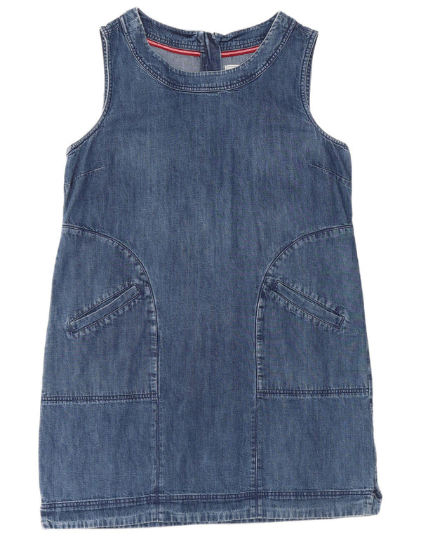White Stuff Womens Sleeveless Denim Dress UK 18 XL Blue Cotton